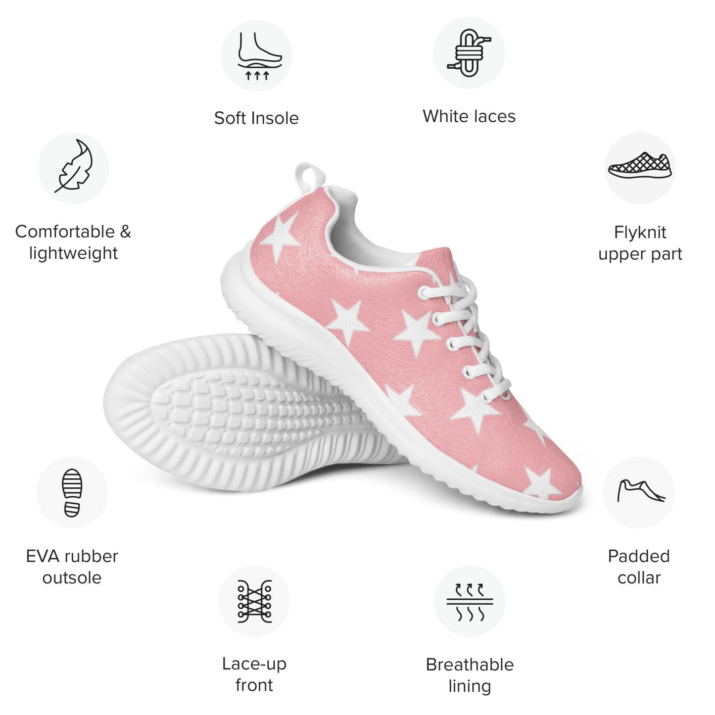 Star Shoes | Women's Pink Sneakers