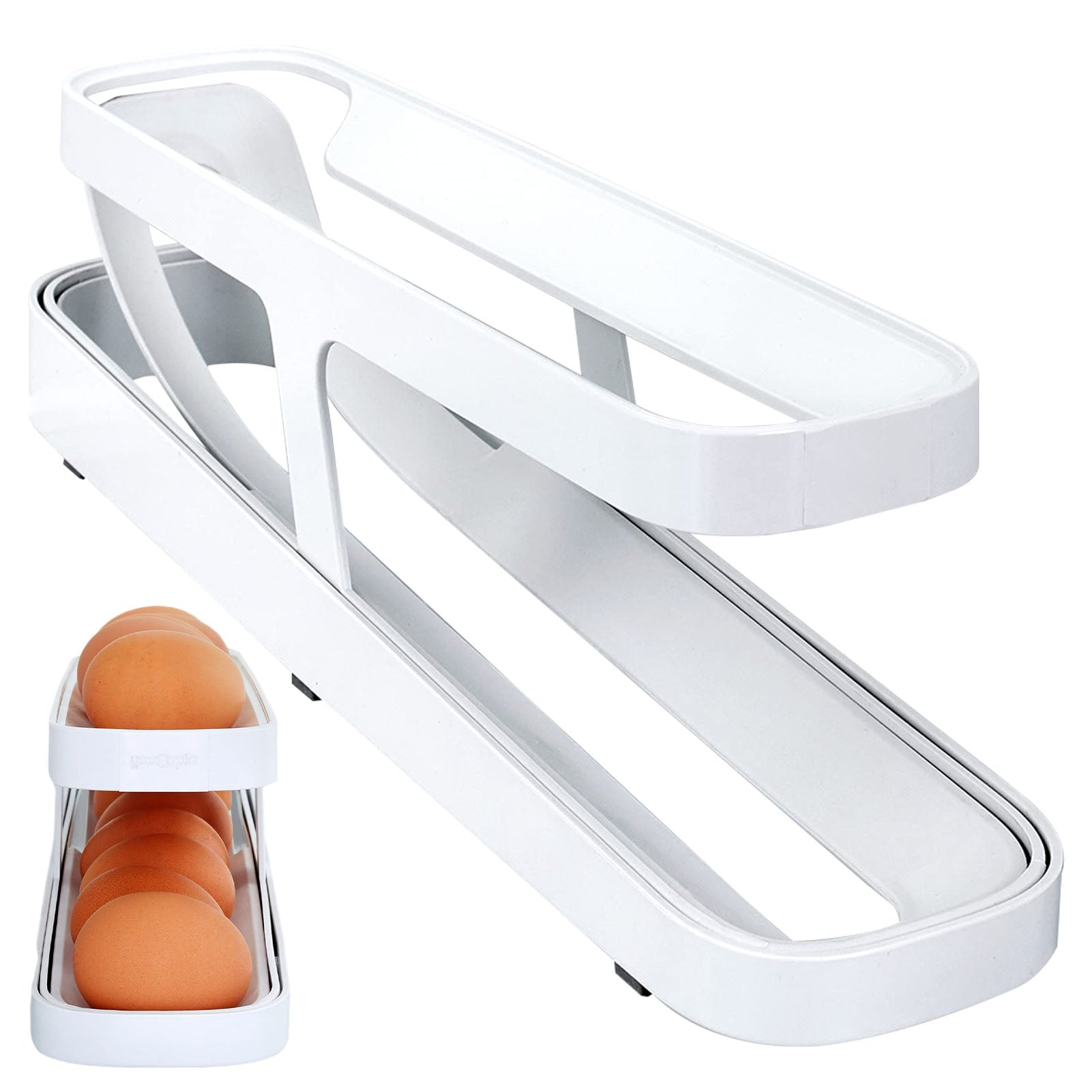 White Egg Holder for Fridge