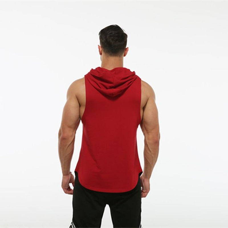 Burgundy  Hooded Vest